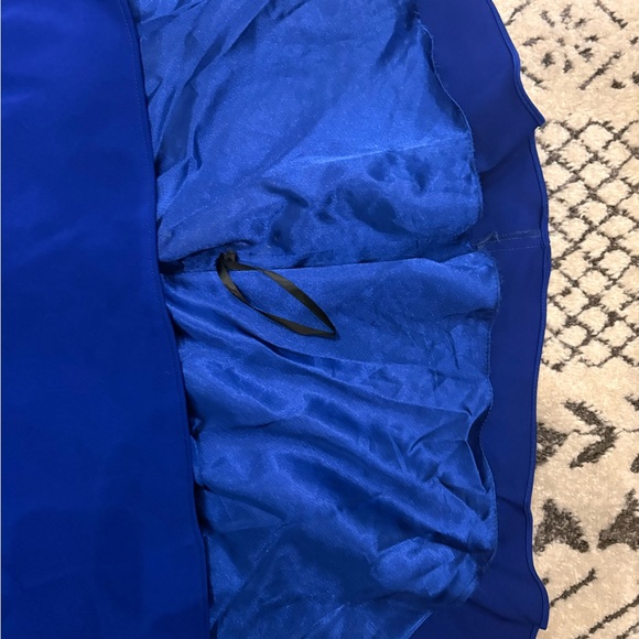 Camille La Vie Cobalt Blue Strapless Gown - Picture 4 of 8